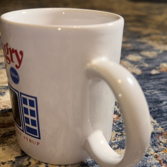 HUNGRY JACK Pillsbury MICROWAVE READY SYRUP Ceramic Red/Blue Coffee/Tea Mug Cup - Picture 15 of 15